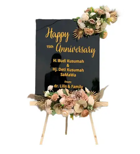 Papan Bunga Akrilik Blender