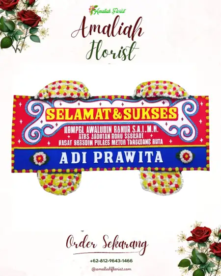 Papan Bunga Ucapan Selamat Blender